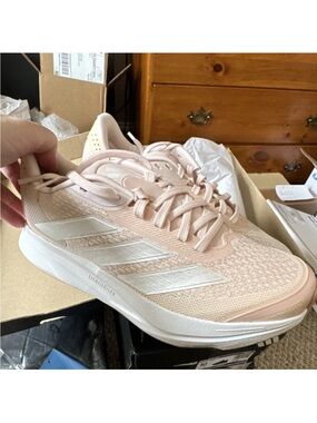 adidas Women's Pale Pink Lightweight Running Sneakers